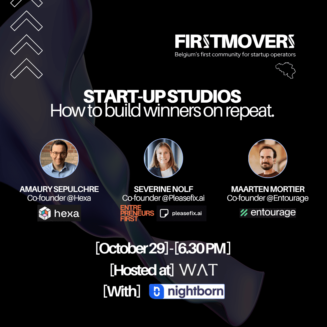 FirstMovers | Startup Studios: How to build winners on repeat