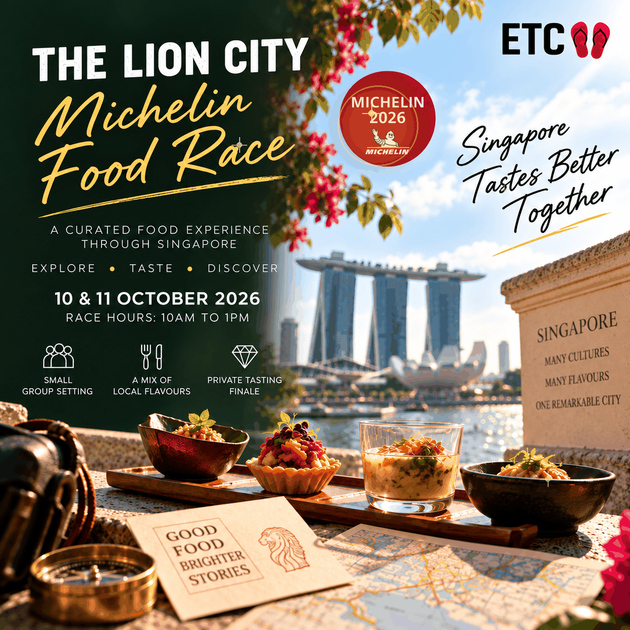 The Lion City Michelin Food Race 2026 - 10 Oct