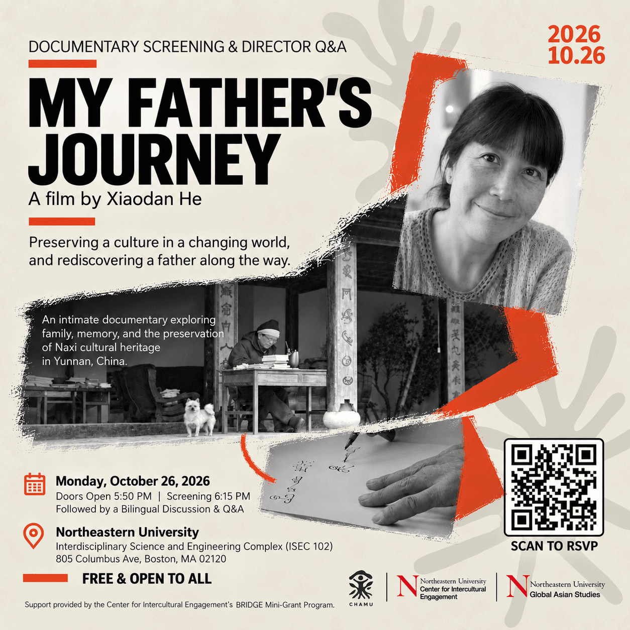 My Father's Journey: Film Screening & Director Q&A
