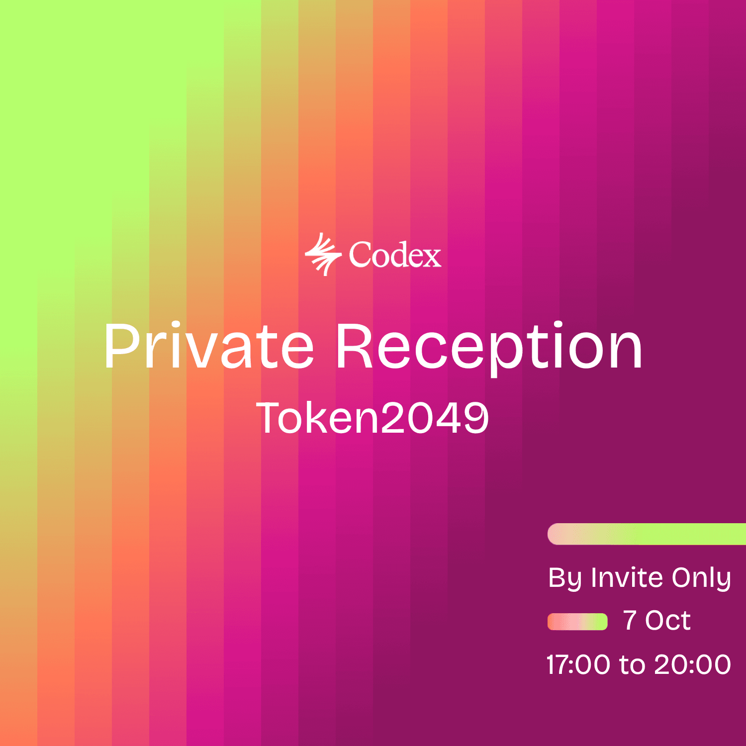 Private Reception with Codex