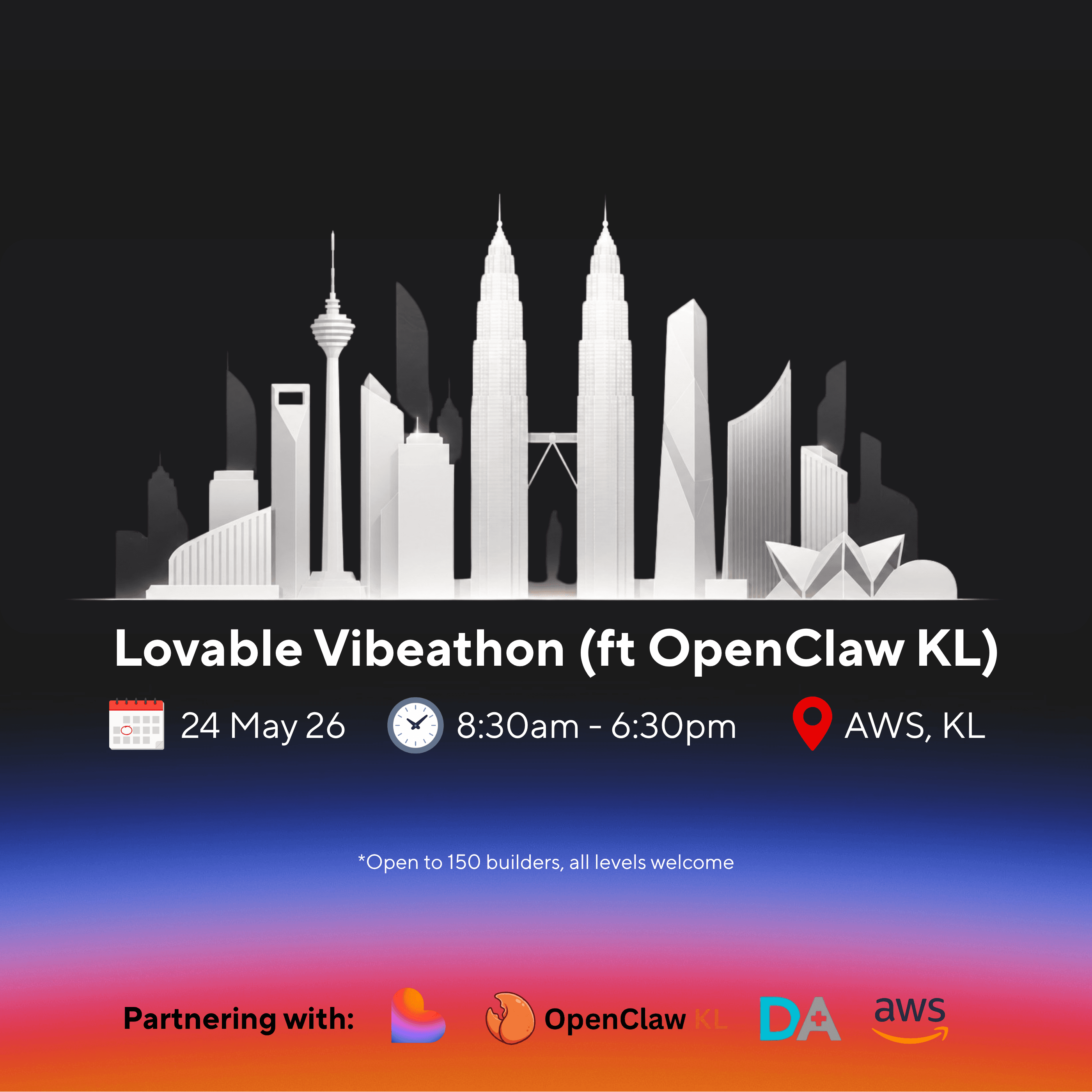 Lovable Vibeathon KL (ft. OpenClaw KL)