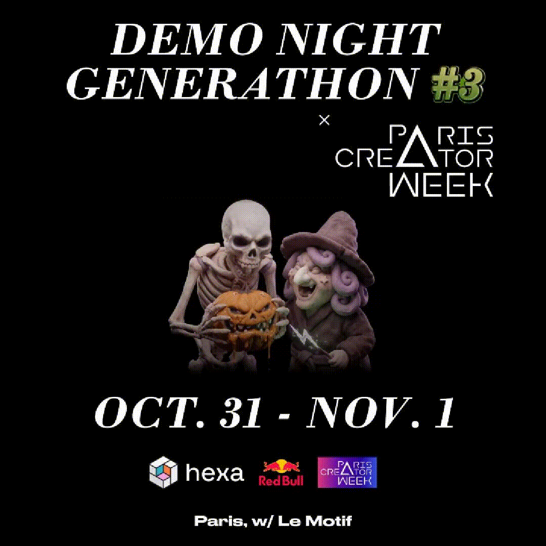Horror Demo Night - Generathon #3 × Paris Creator Week