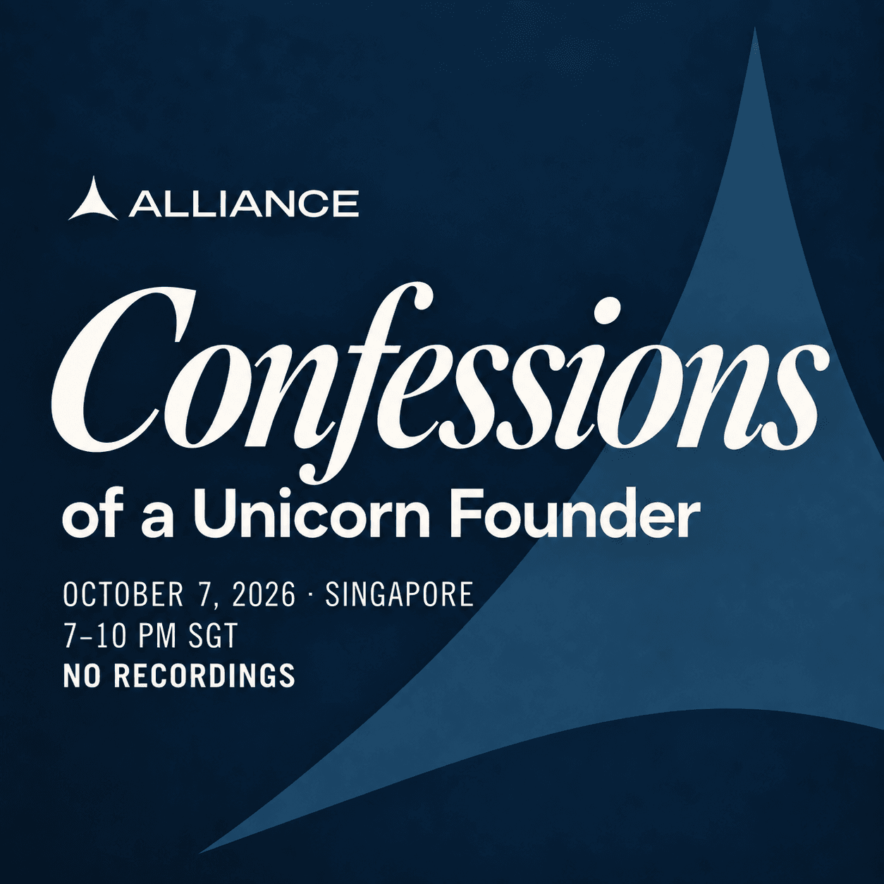 Confessions of a Unicorn Founder (Token2049, 2026)
