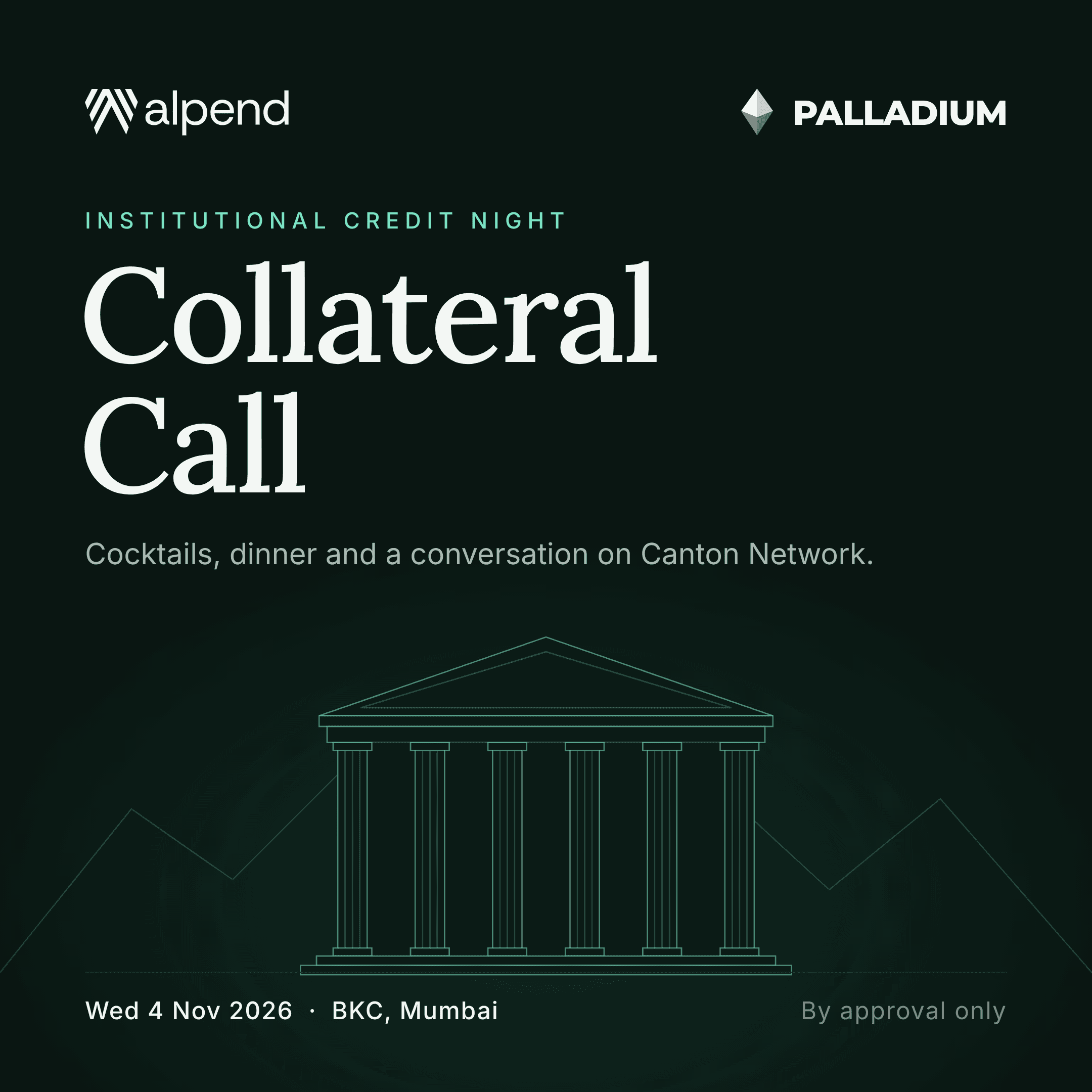 Collateral Call: Institutional Credit Night by Alpend
