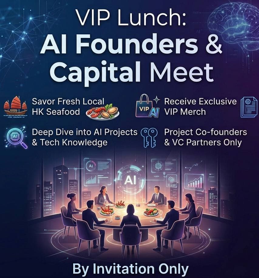 VIP Lunch:AI Founders & Capital Meet