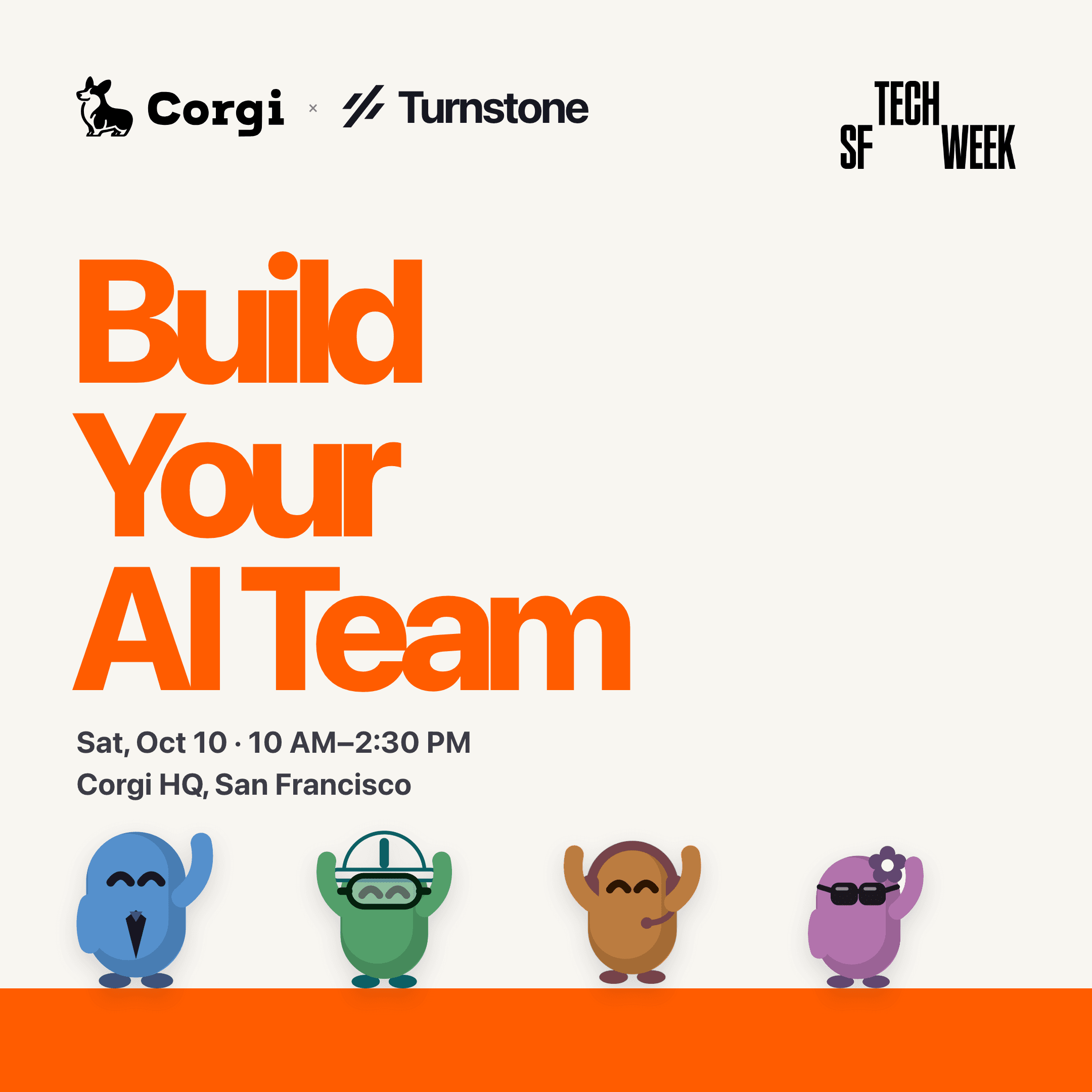 Build Your AI Team: A Hands-On Workshop with Turnstone × Corgi