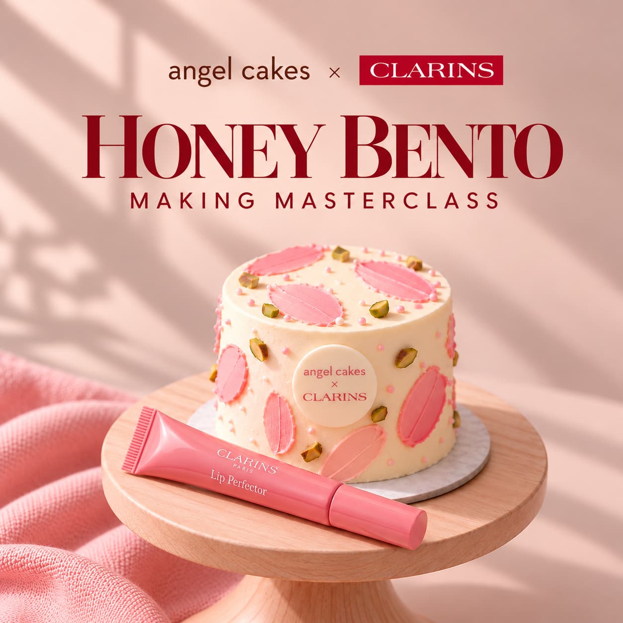 Honey Bento Making Masterclass | CLARINS x Angel cakes