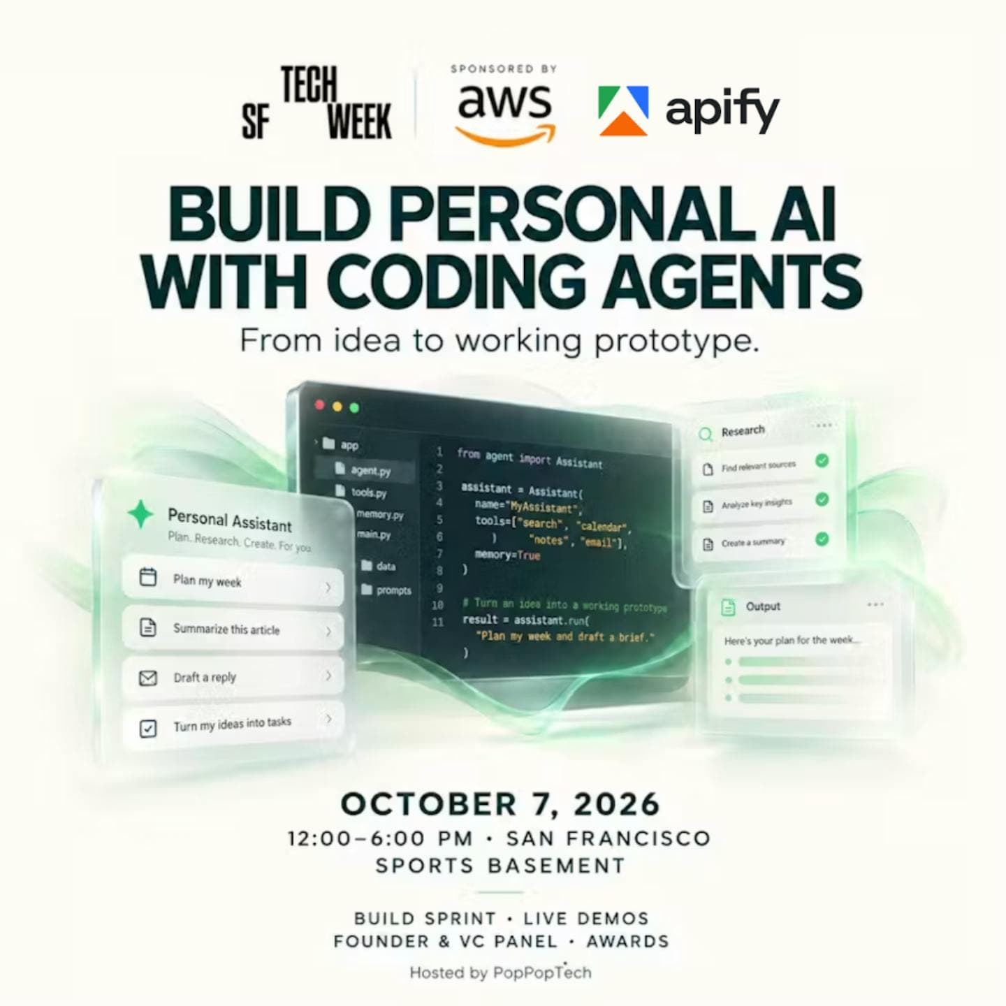 Build Personal AI with Coding Agents - #SF TechWeek