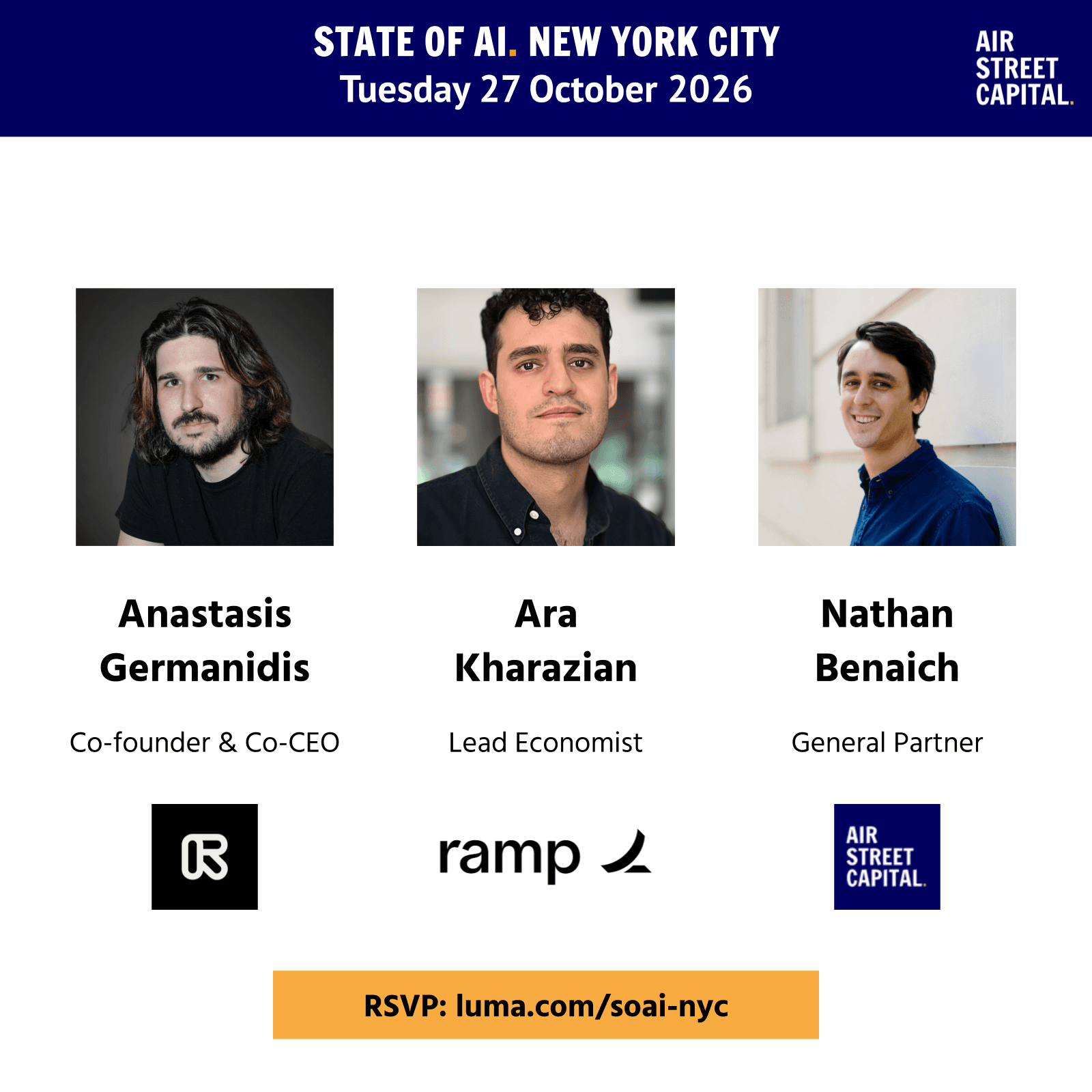 State of AI 2026 - NYC launch event
