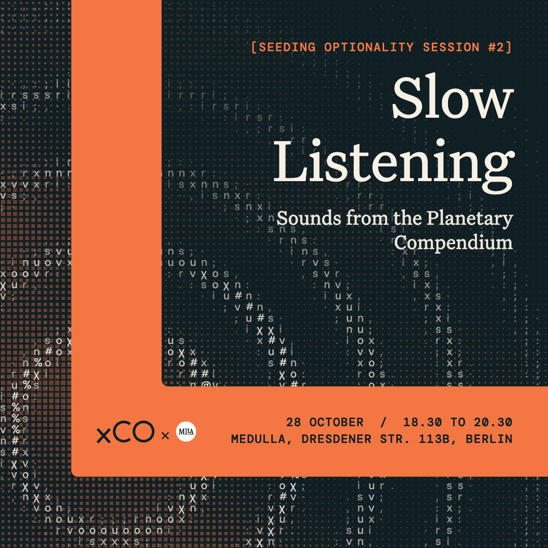 Slow Listening: Sounds from the Planetary Compendium