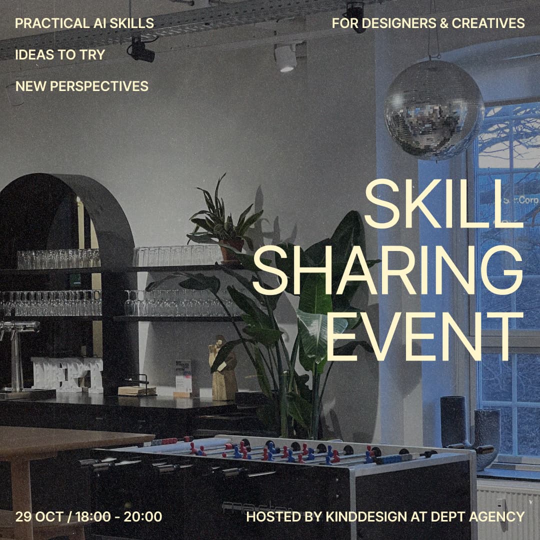 AI skillsharing for designers & creatives