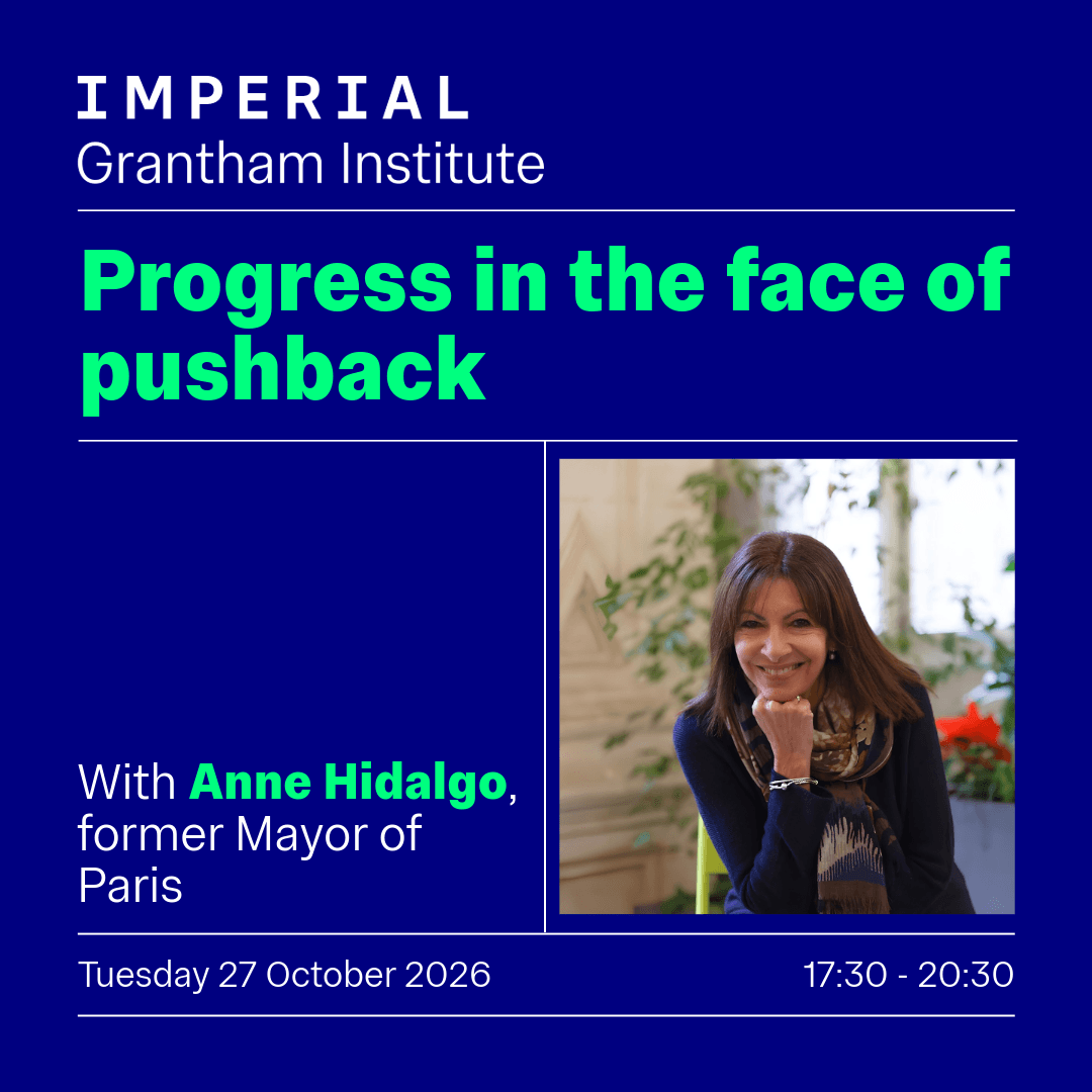 Grantham Institute Annual Lecture 2026 with Anne Hidalgo