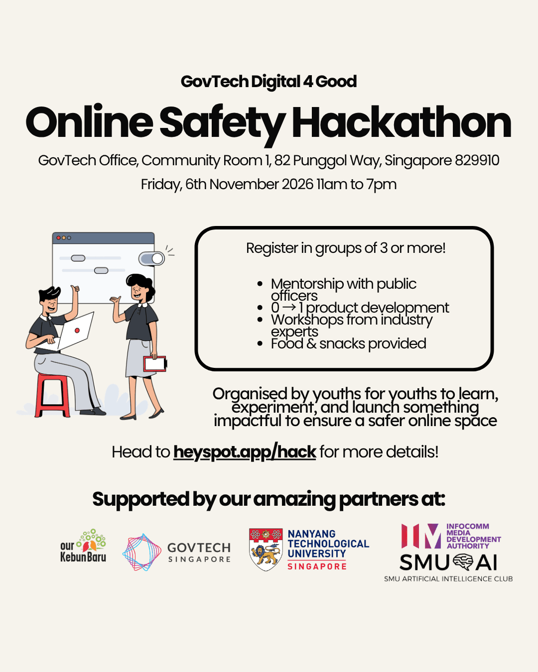 GovTech Digital4Good Online Safety Hackathon