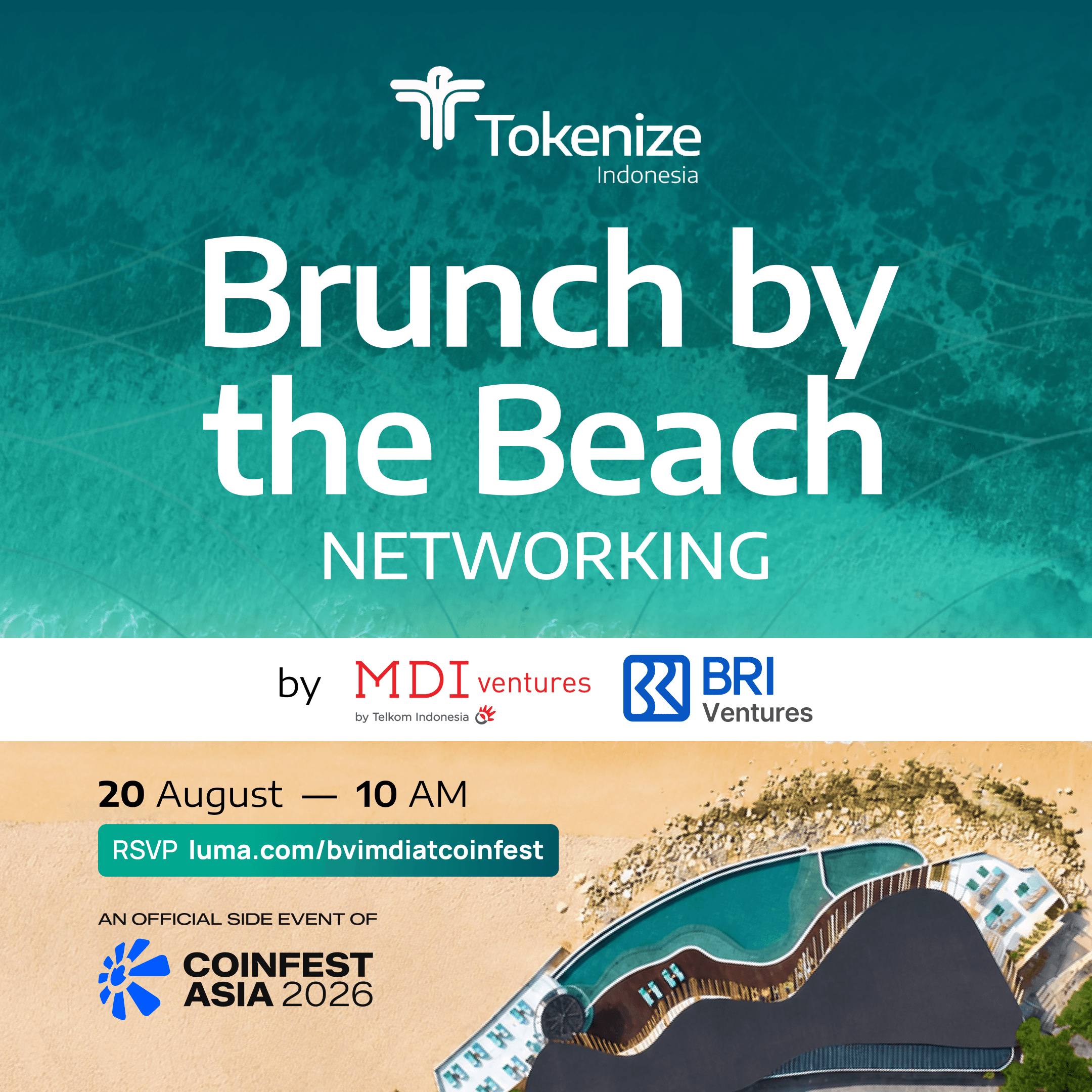 Tokenize Indonesia Brunch by The Beach Networking