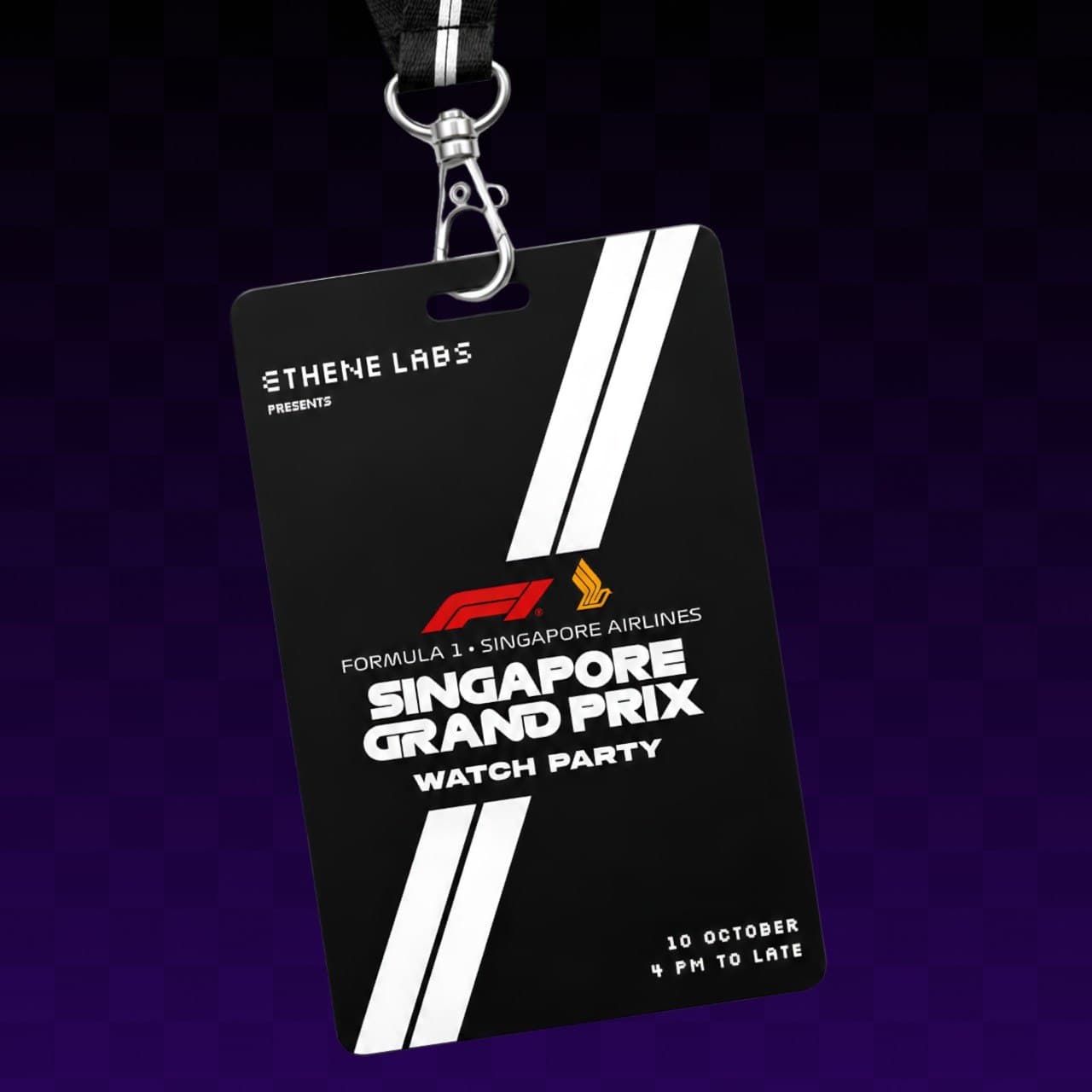 Ethene Labs Presents: Live F1 Singapore Grand Prix Party