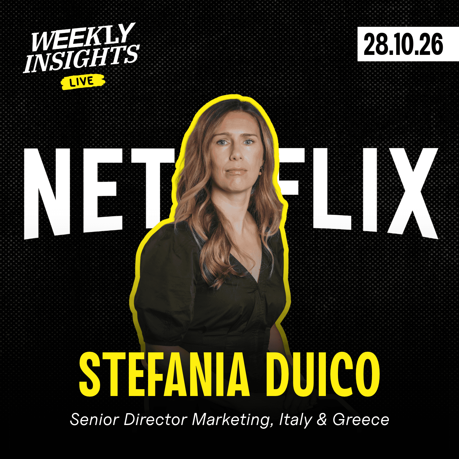 Weekly Insights Live - Con noi Netflix Italia ☕️