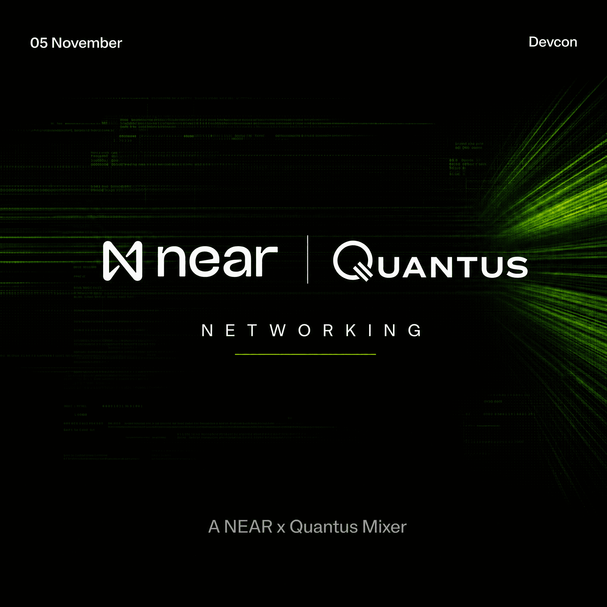 NEAR x Quantus Networking Mixer @ Devcon Mumbai