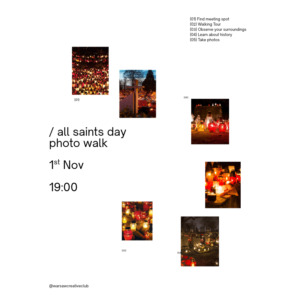 Warsaw Creative Club: All Saints Day Photo Walk