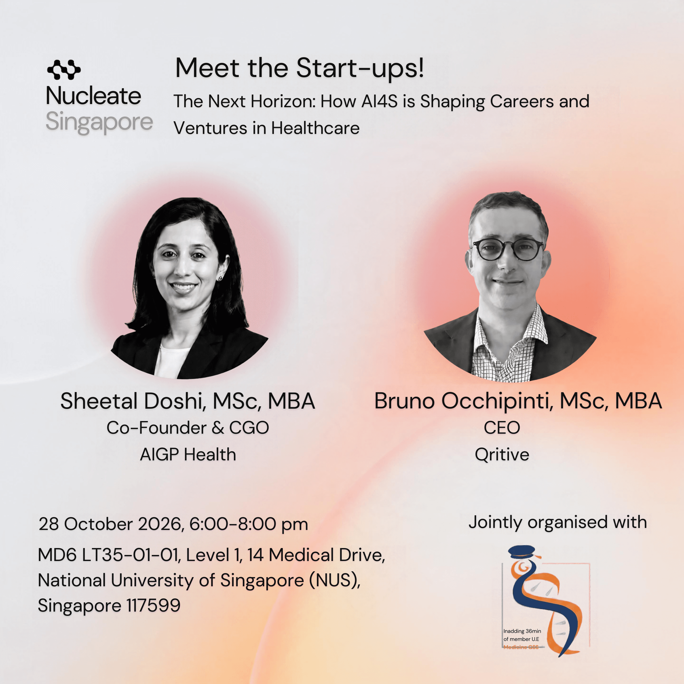 Meet the Start-ups! The Next Horizon: How AI4S is Shaping Careers and Ventures in Healthcare