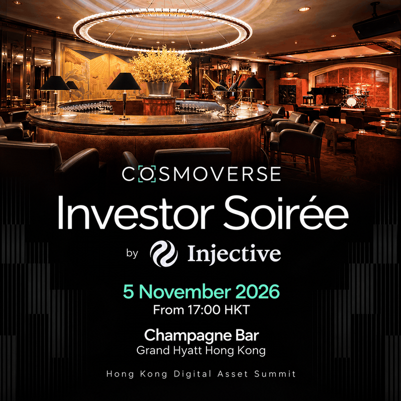 Investor Soirée by Injective · Hong Kong Digital Asset Summit