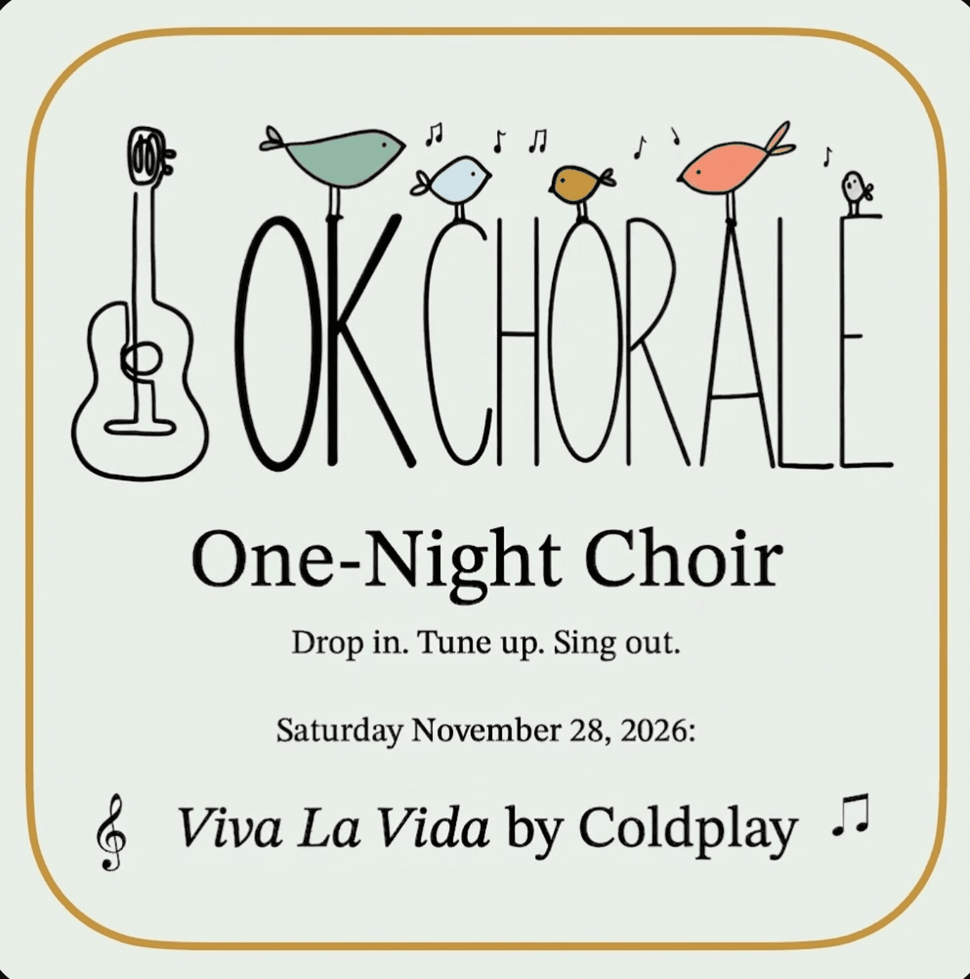 1-Night Choir: Viva La Vida