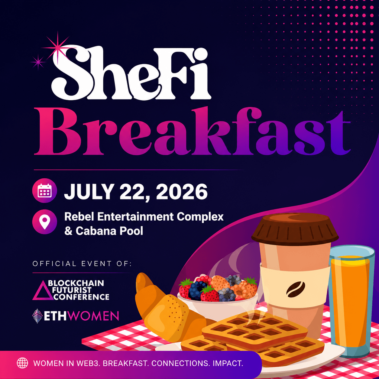 Shefi Morning Social @ Blockchain Futurist Conference