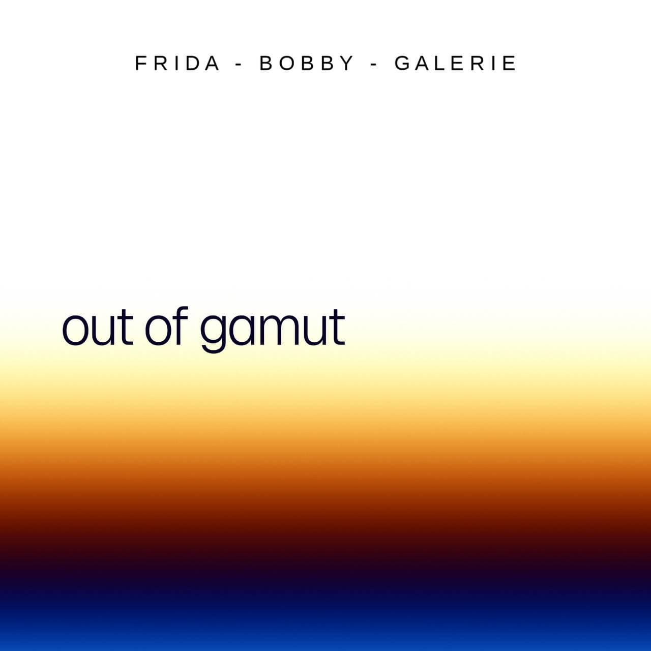 MARIUS WIES - OUT OF GAMUT - EXHIBITION OPENING PARTY