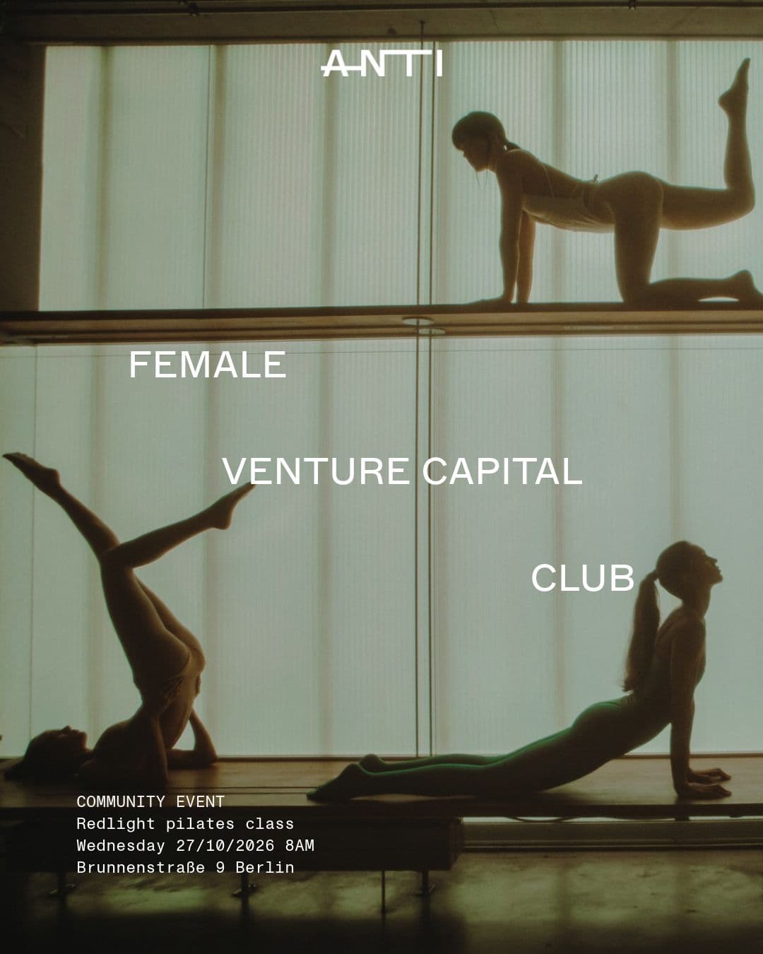 Female VC Club x ANTI: Red Light Pilates & Networking