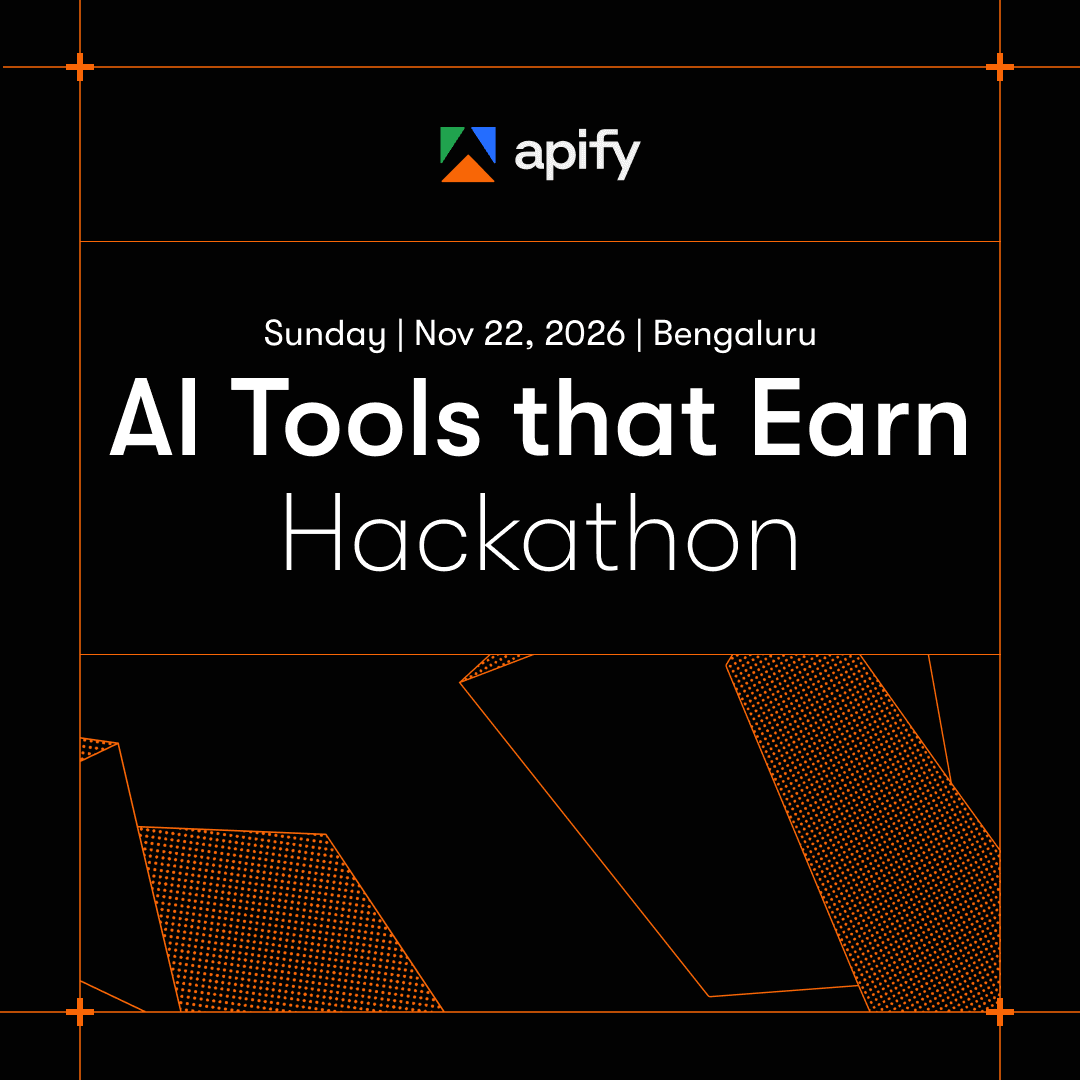 AI Tools that Earn: a hackathon by Apify