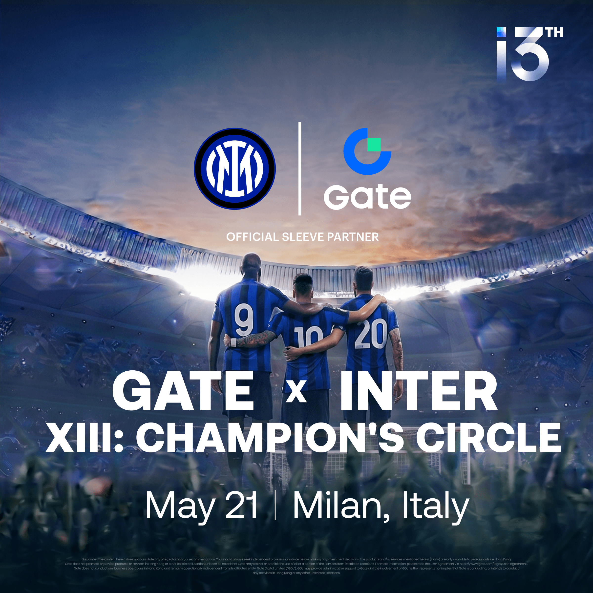 Gate x Inter XIII: Champion's Circle