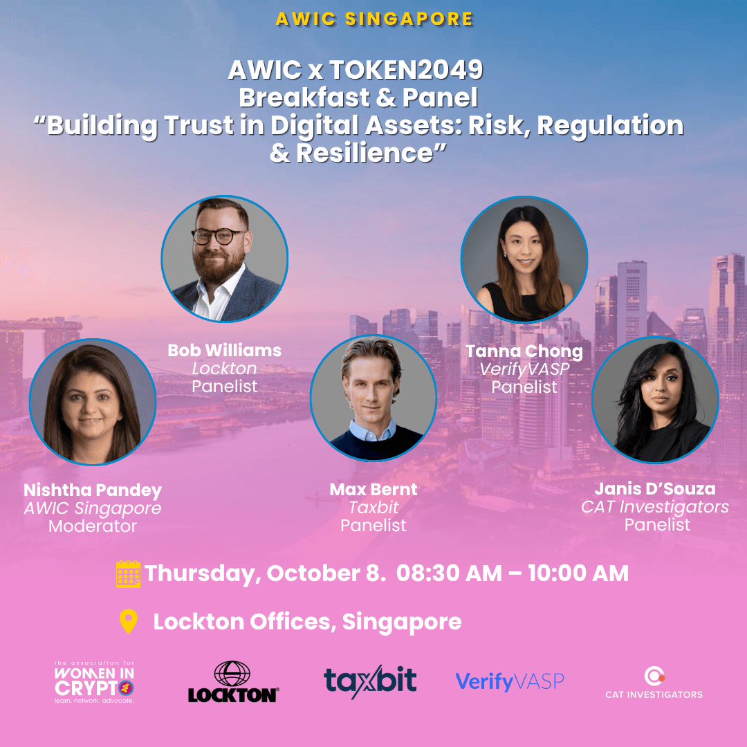 AWIC x TOKEN2049 Breakfast & Panel “Building Trust in Digital Assets: Risk, Regulation & Resilience”