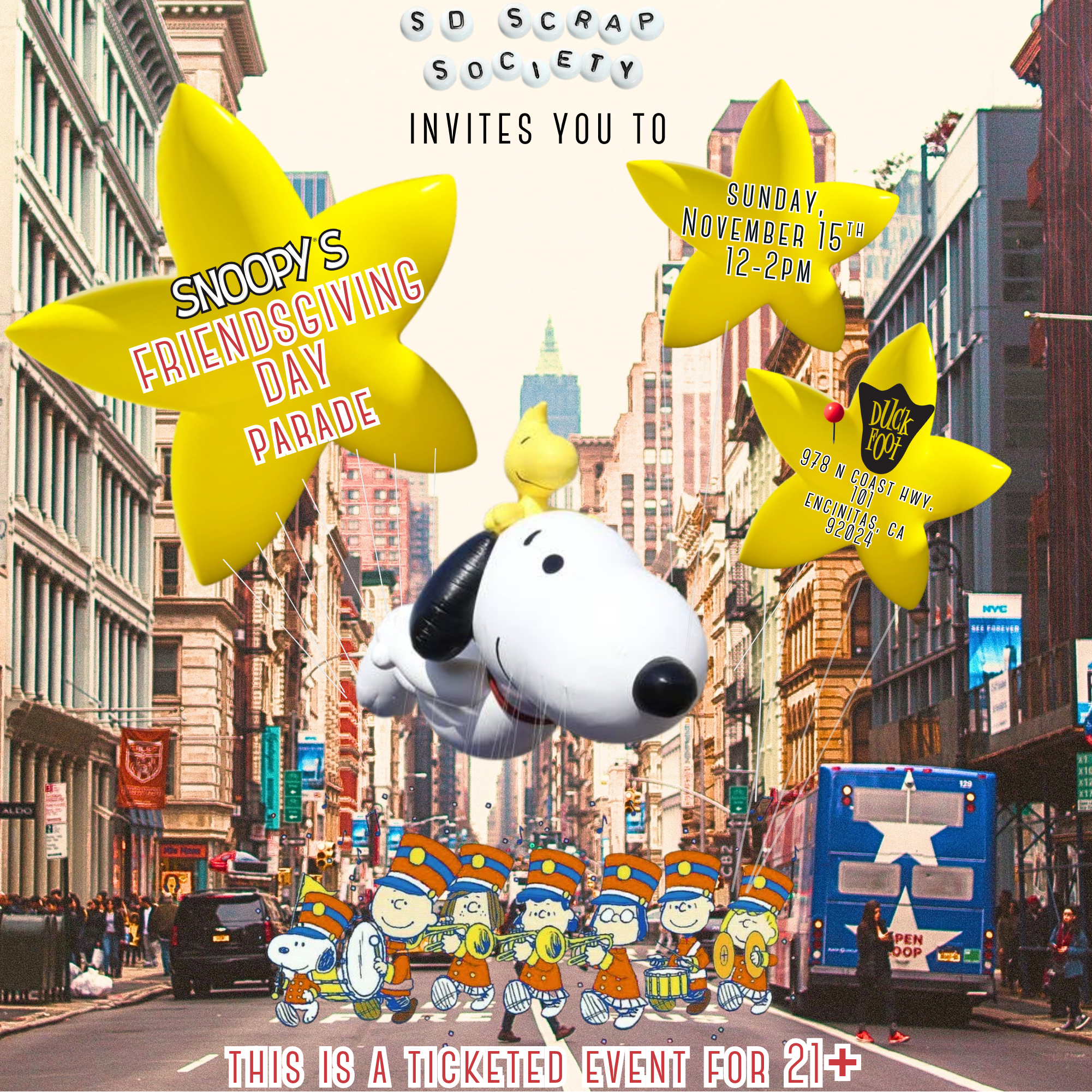 Snoopy's Friendsgiving Day Parade