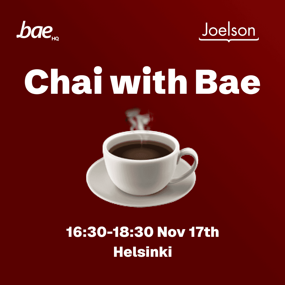 Helsinki Chai with Bae HQ | Joelson