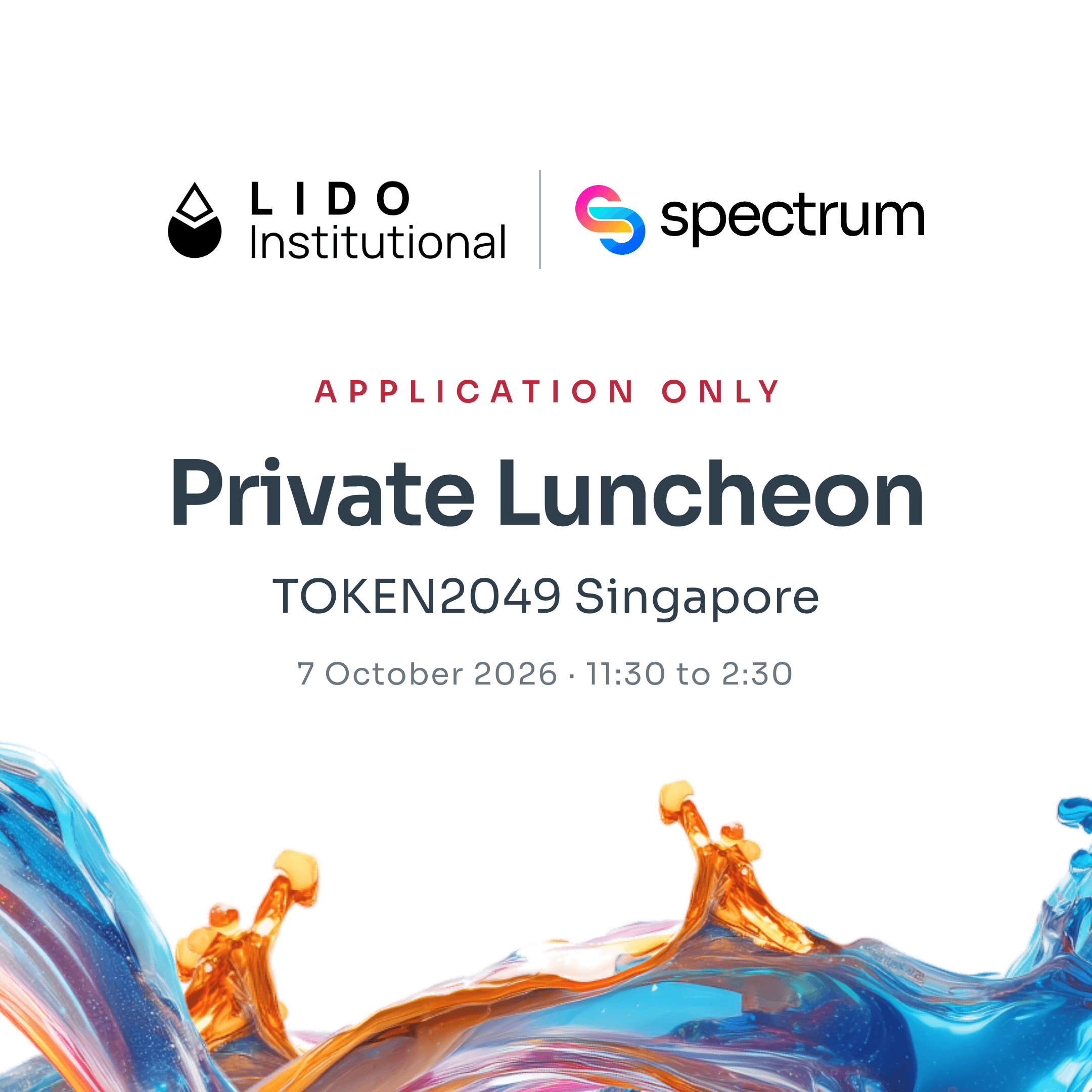Token2049 VIP-Only Luncheon