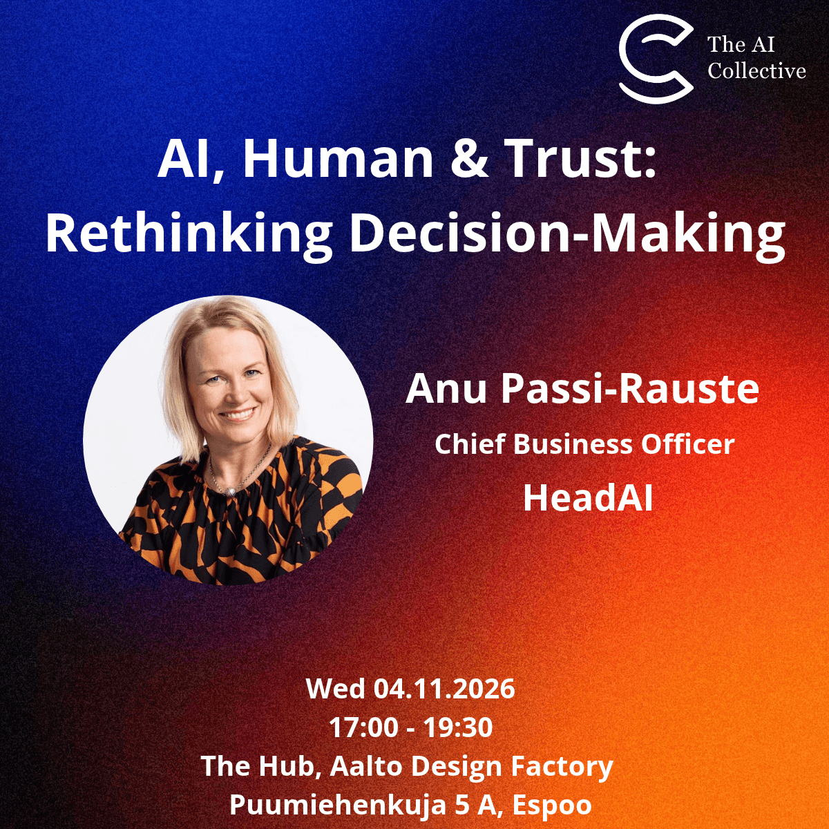 AI, Human & Trust: Rethinking Decision-Making