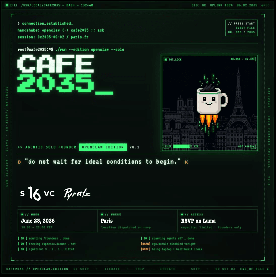 Cafe2035_ Agentic Solo Founder | OpenClaw Edition