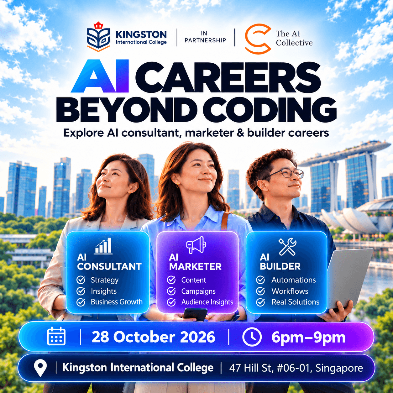 AI Careers Beyond Coding: Start Your Next Chapter in 90 Days(w/ The AI Collective)
