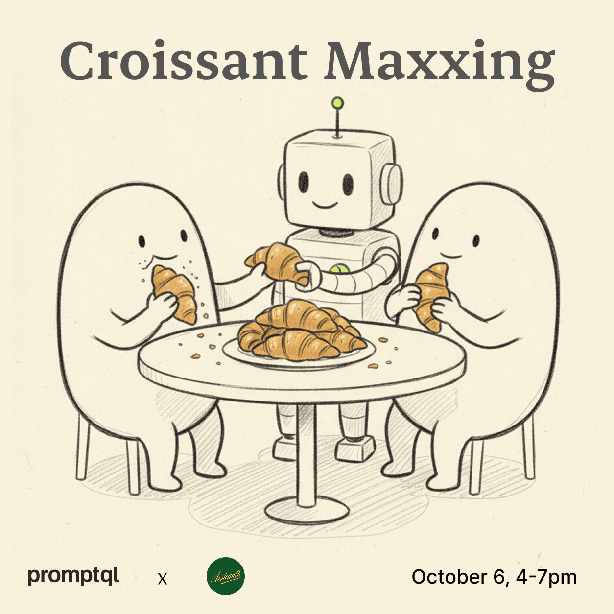 🥐 Croissant Maxxing - Multiplayer AI featuring Arsicault croissants