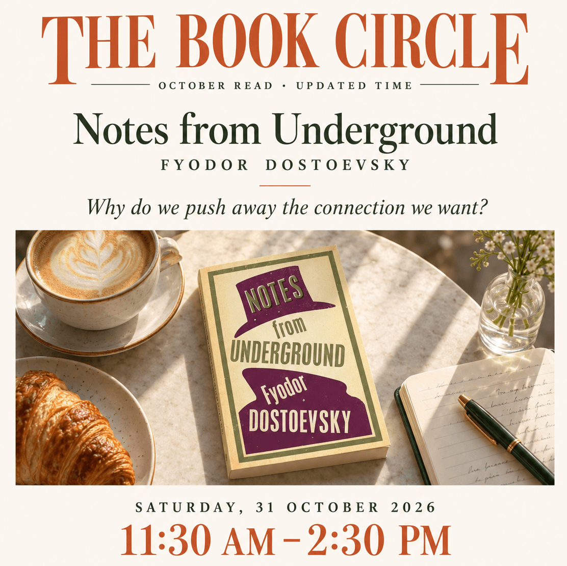 The Book Circle: October Read & Brunch