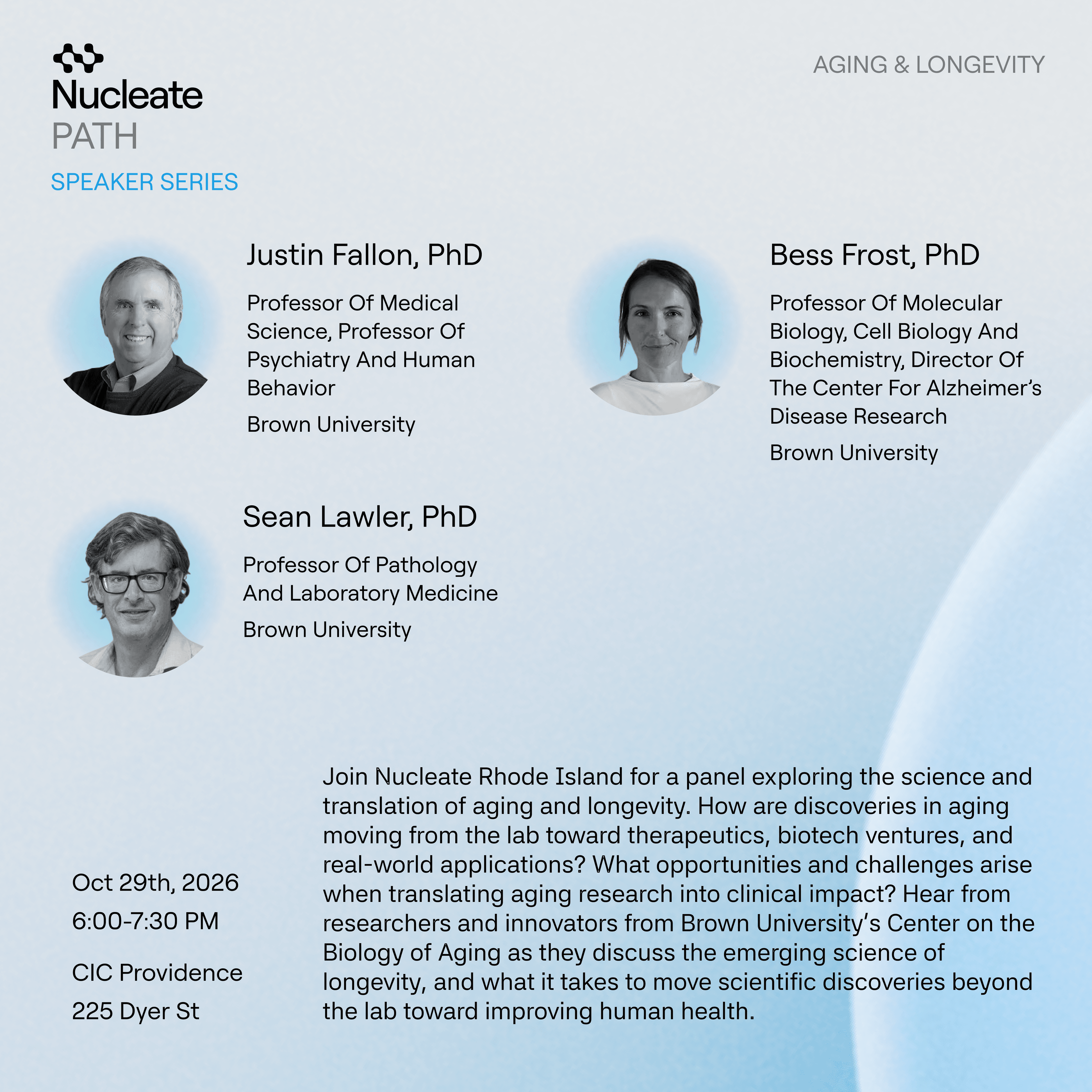 Nucleate RI | PATH:Aging & Longevity