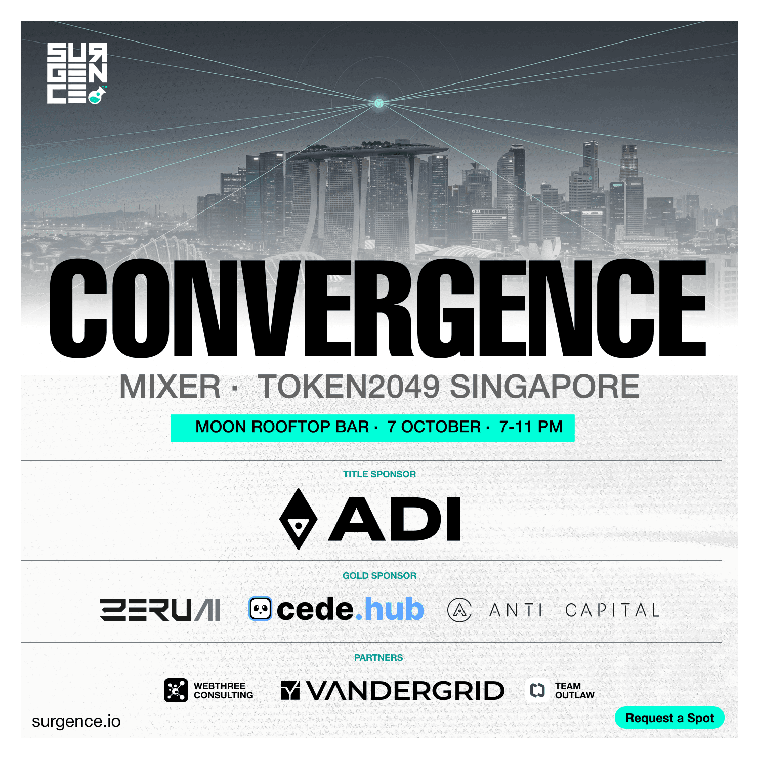 Convergence Mixer by Surgence Labs | Token2049 Singapore