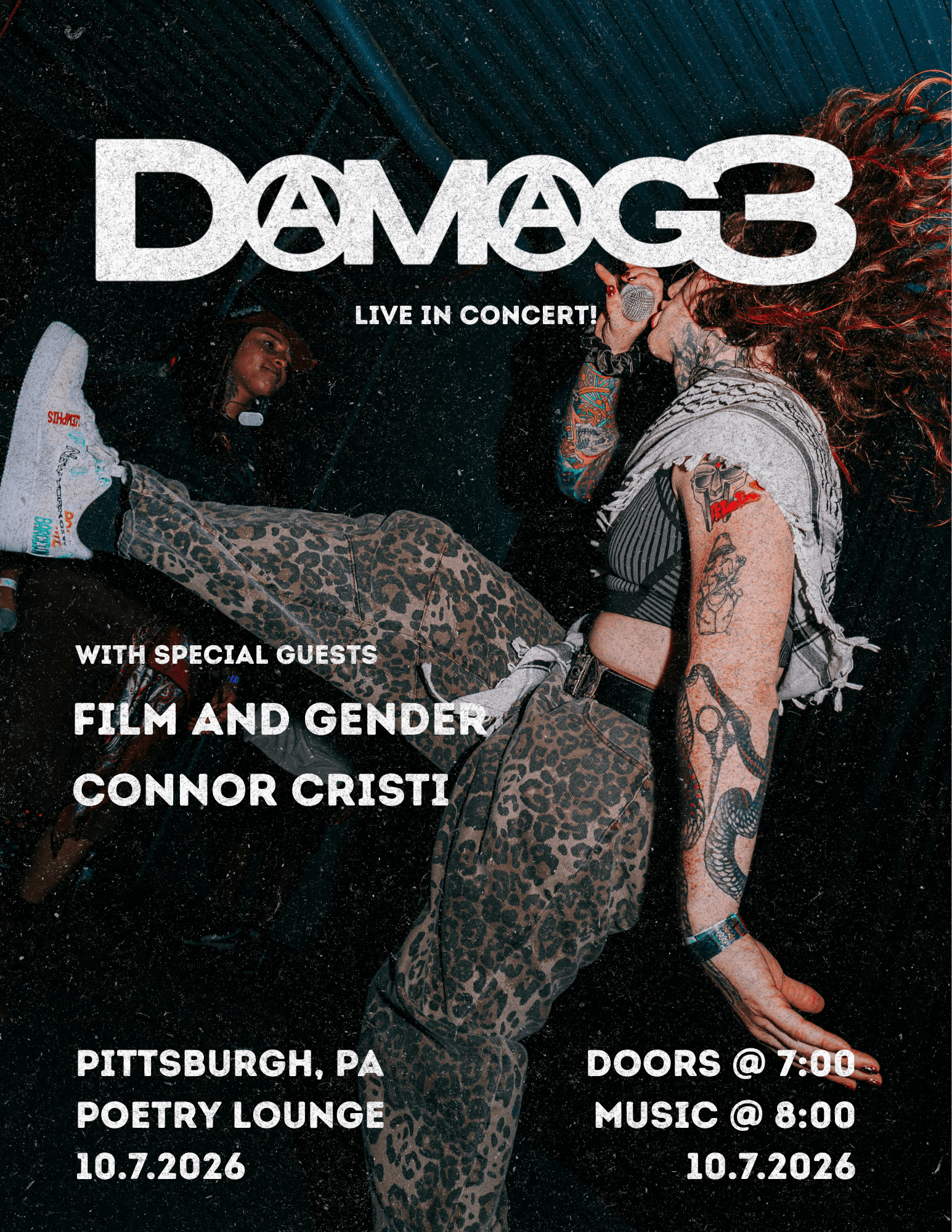 DAMAG3 in Pittsburgh! (21+ Event)