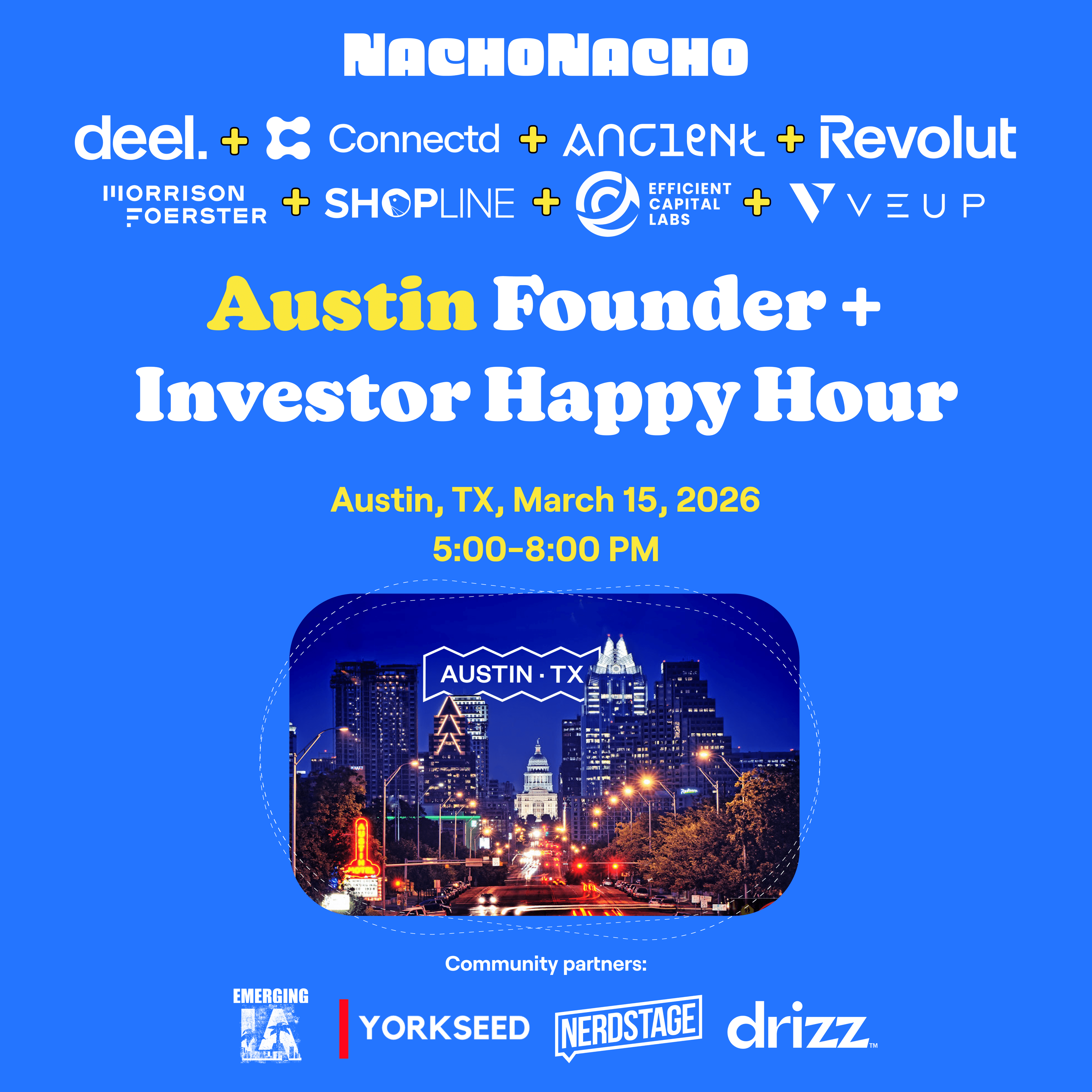 Austin SaaS & AI Founder + Investor Happy Hour