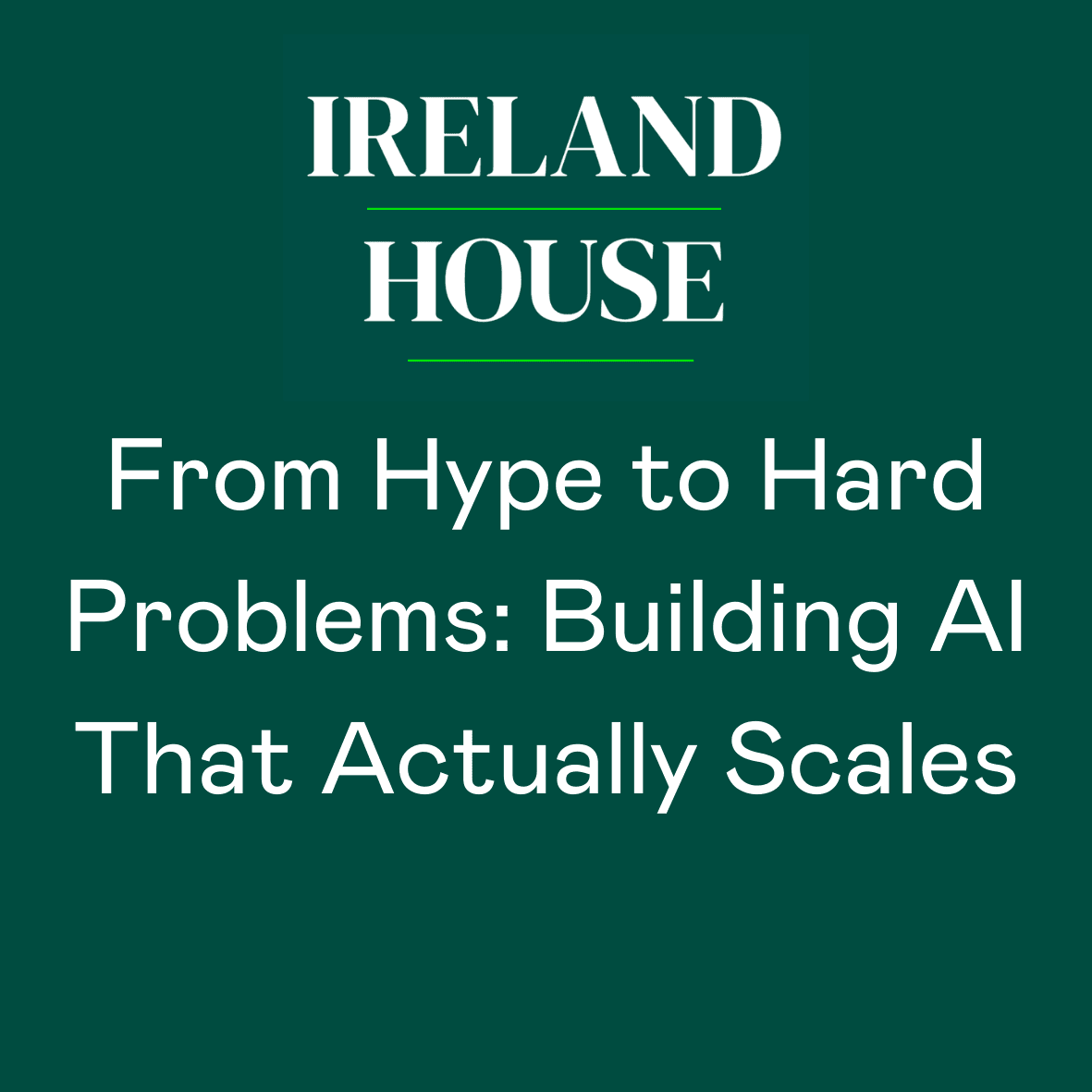 From Hype to Hard Problems: Building AI That Actually Scales