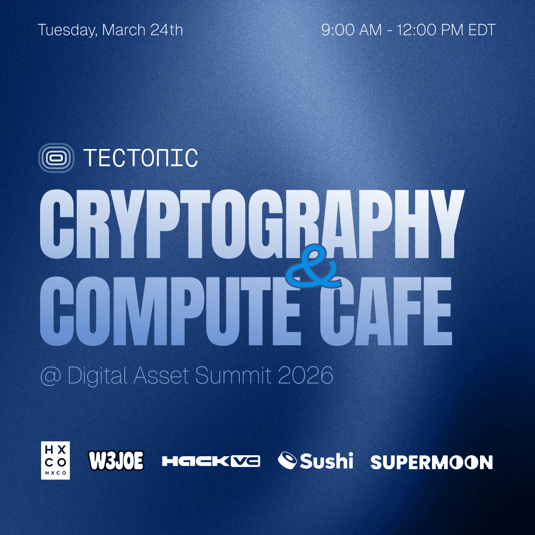 Cryptography & Compute Cafe @ DAS 2026