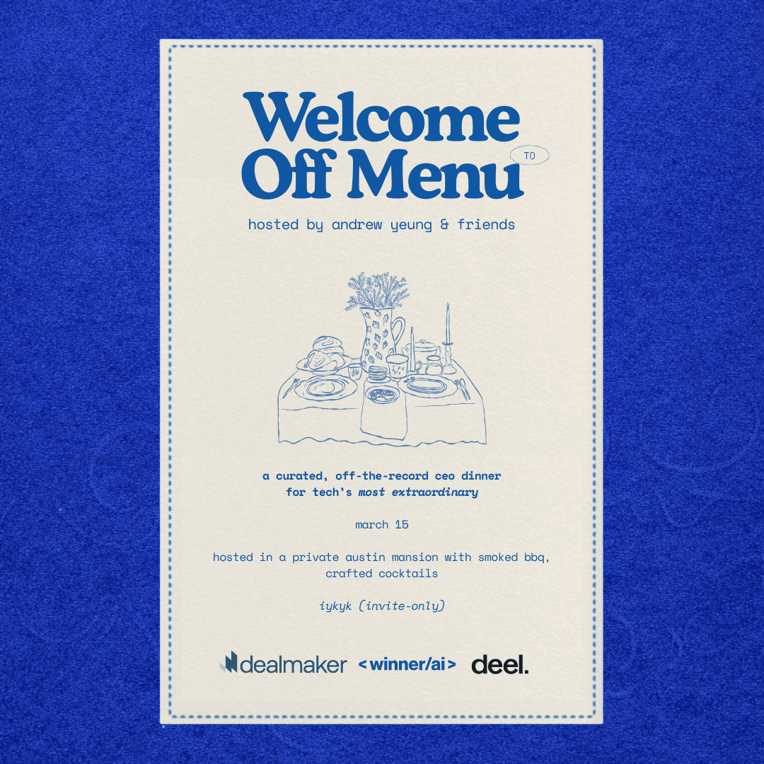 ceo dinner (series a+) @ private mansion