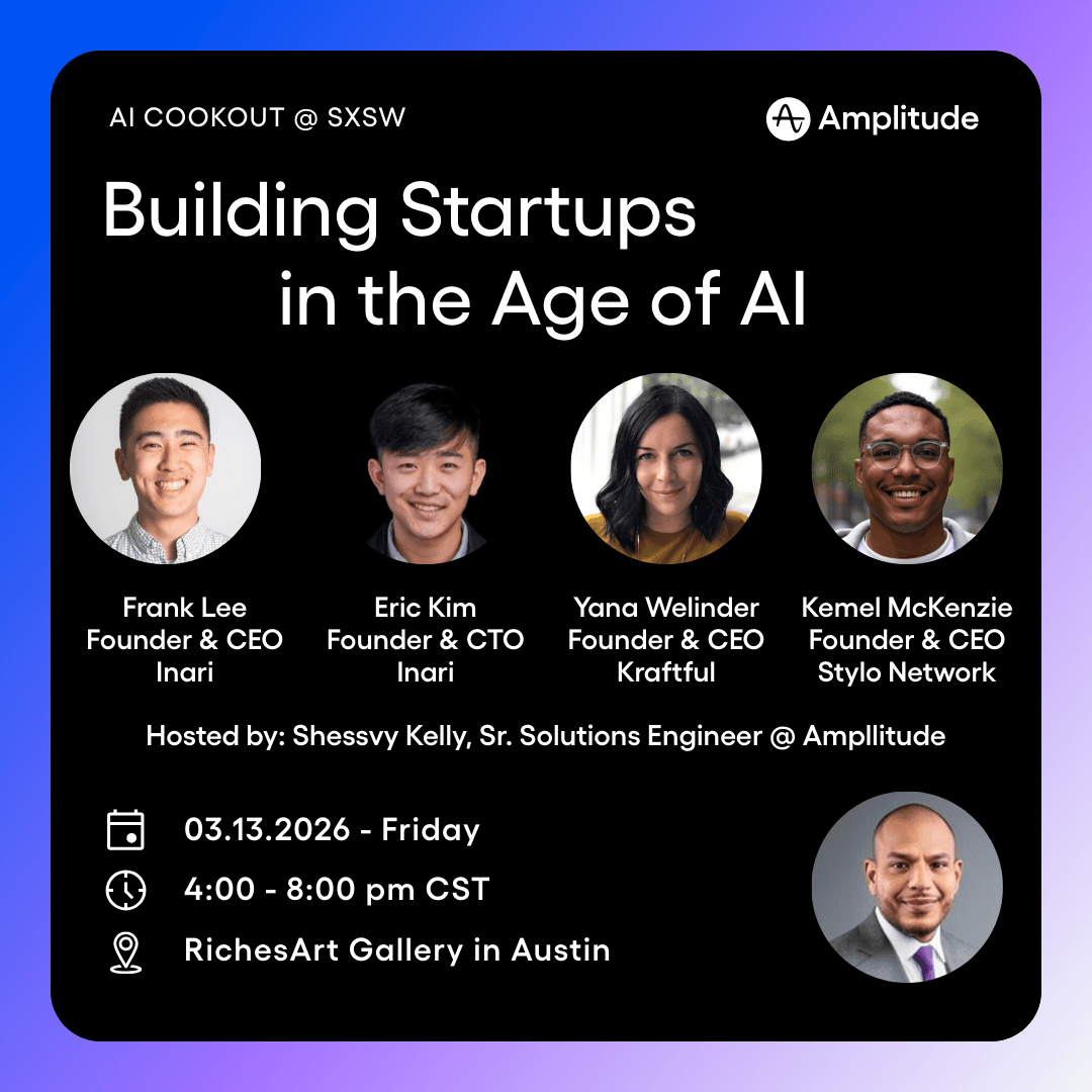 Amplitude's AI Cookout @ SXSW