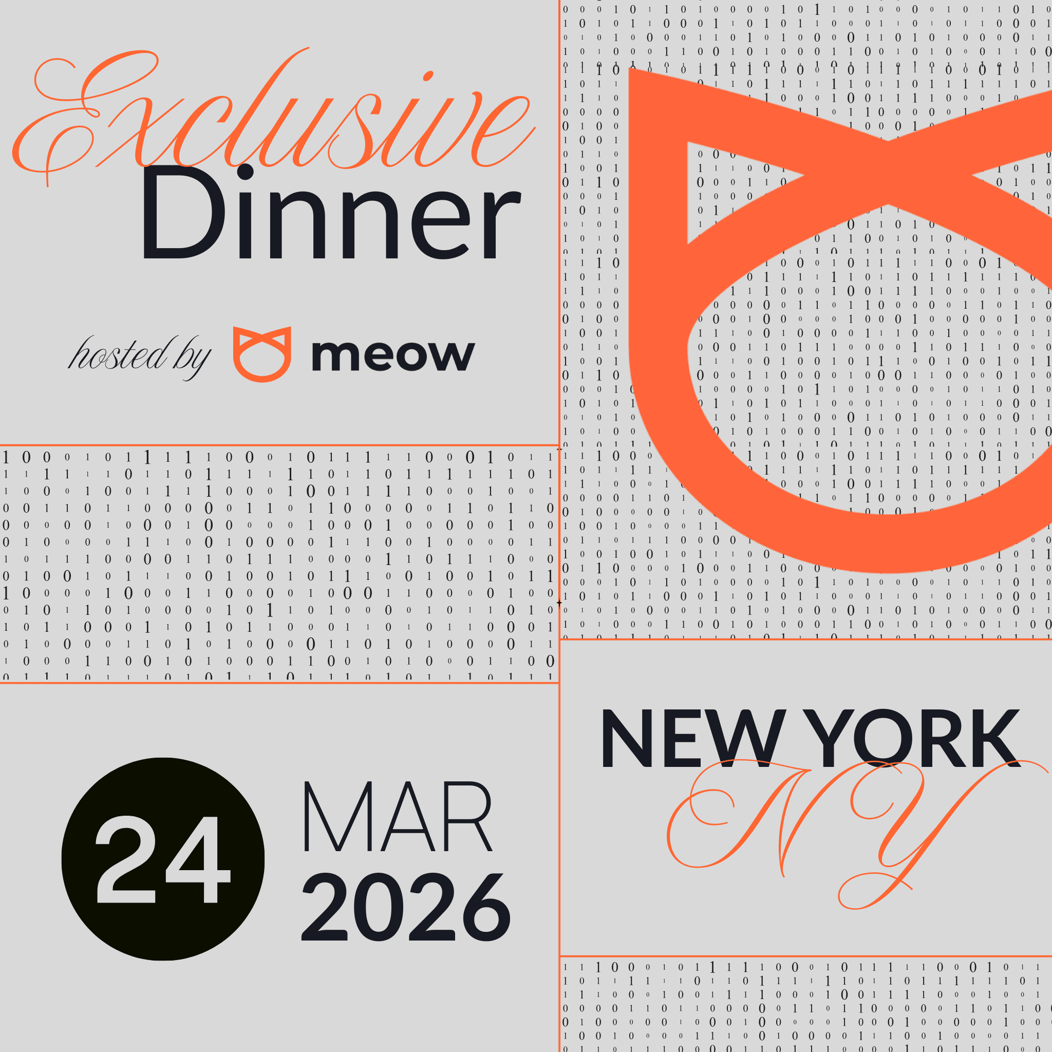 Meow Founders Dinner — DAS 2026