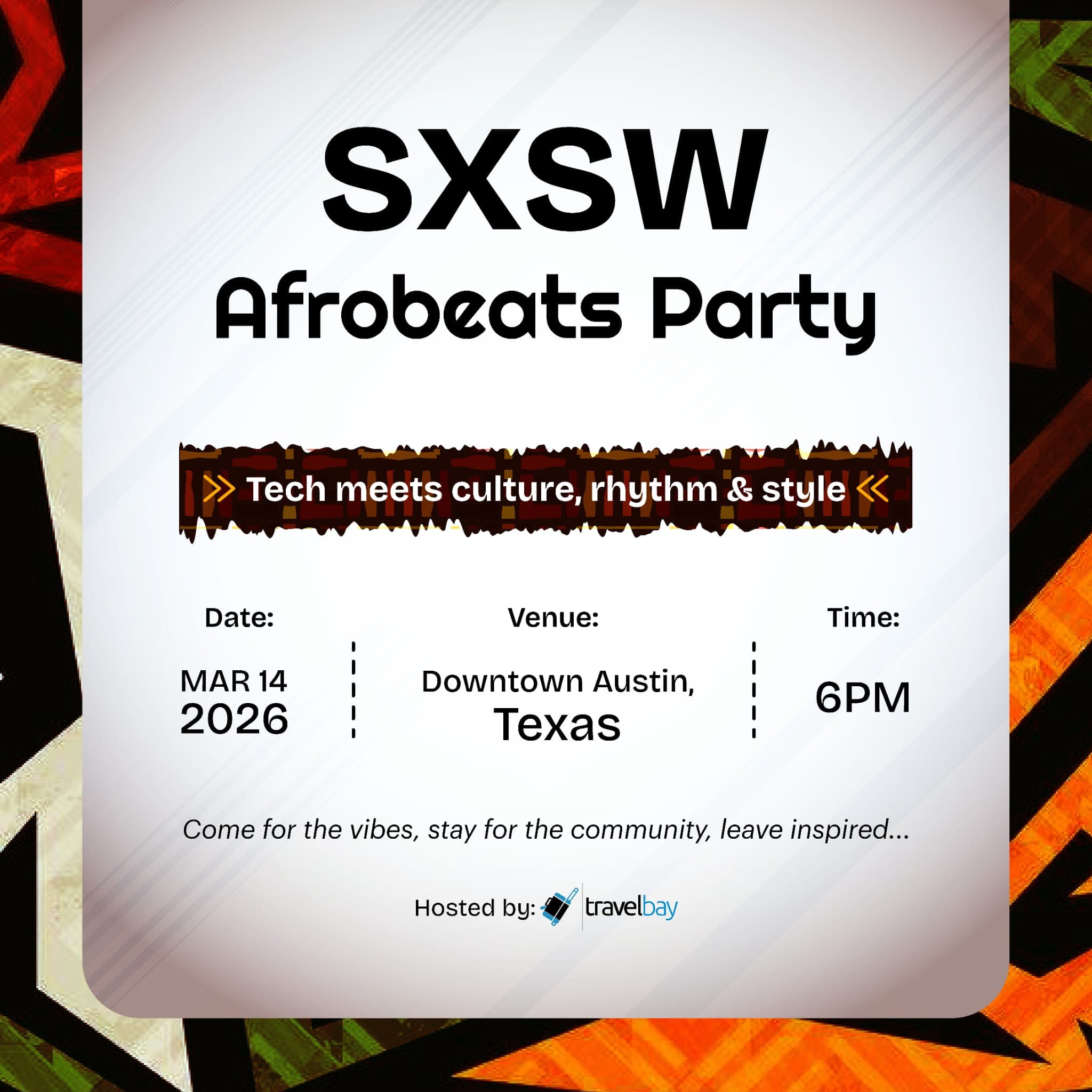 SXSW Afrobeats Party!
