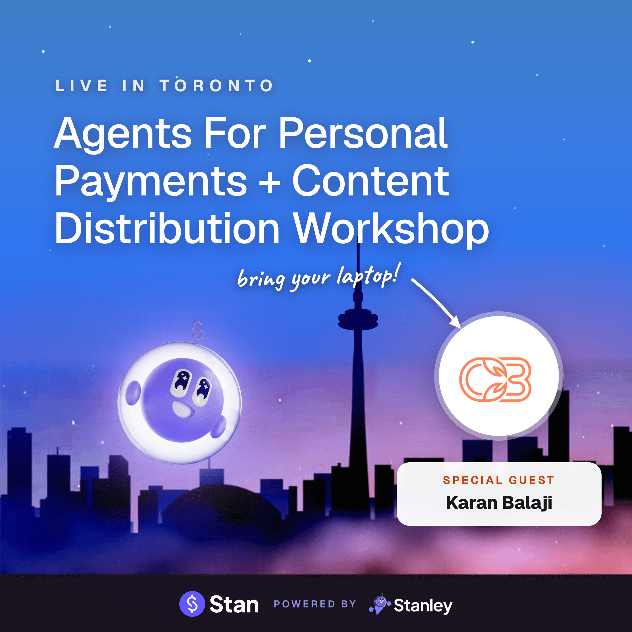 ClawBuilders x Stan - Agents For Personal Payments + Content Distribution Workshop